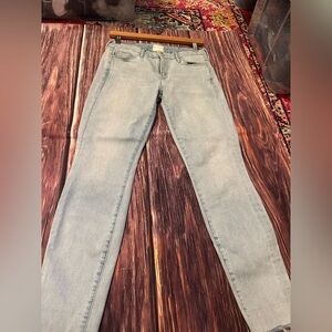 Mother Denim The Looker Ankle Frey Jeans The Angel with 100 Wings size 28